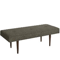 548ZMCHR Zuma Charcoal Flat Bench