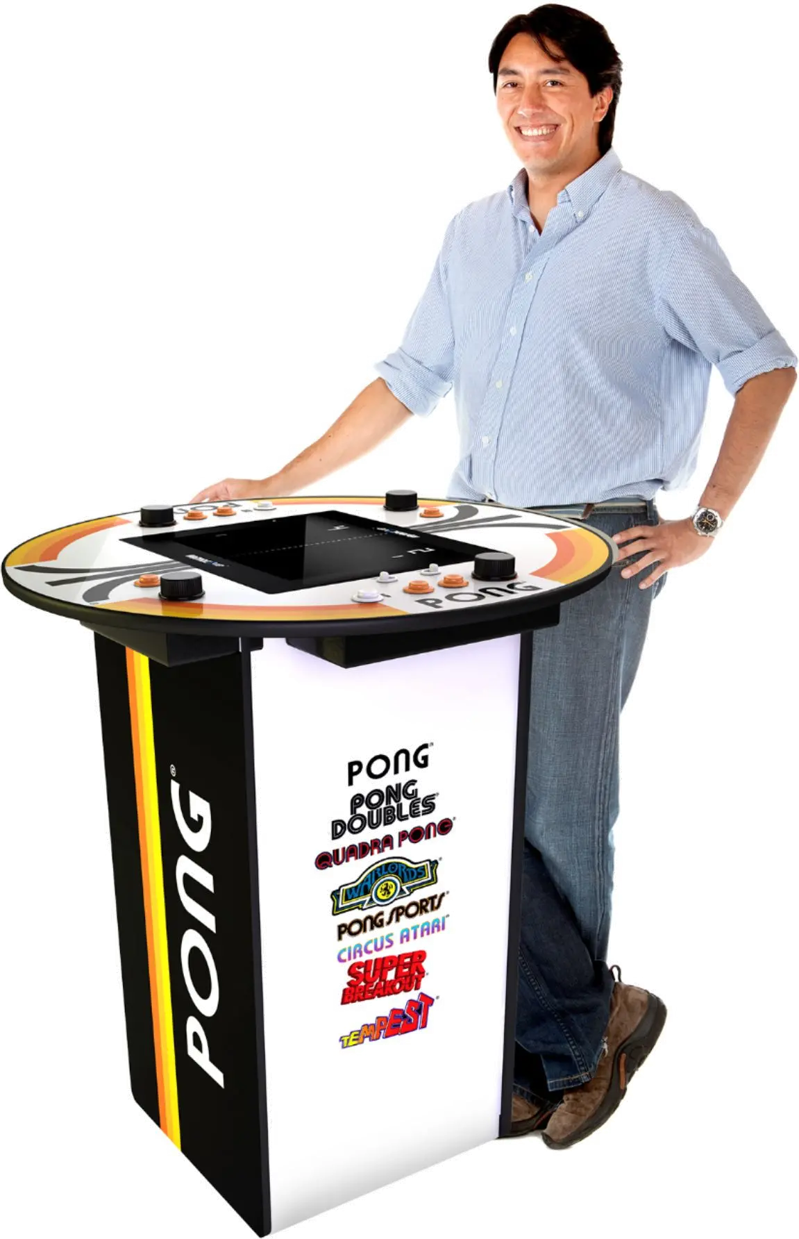 195570000458 Arcade 1UP Pong Pub Table-4