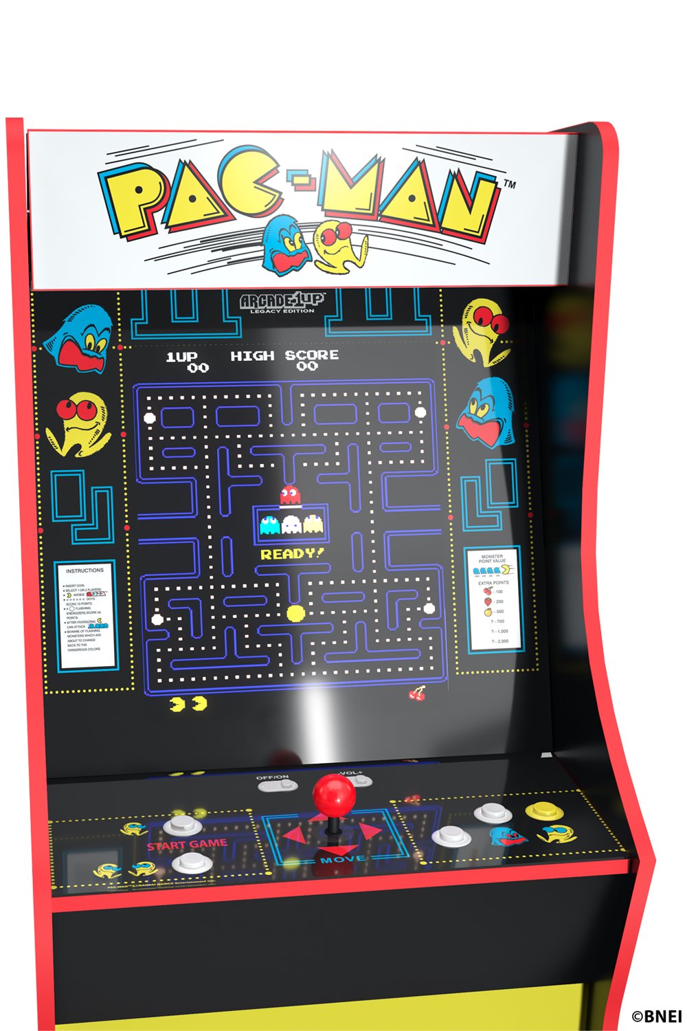 195570000465 Arcade1Up BANDAI NAMCO Entertainment Legacy Edition Arcade Machine-4