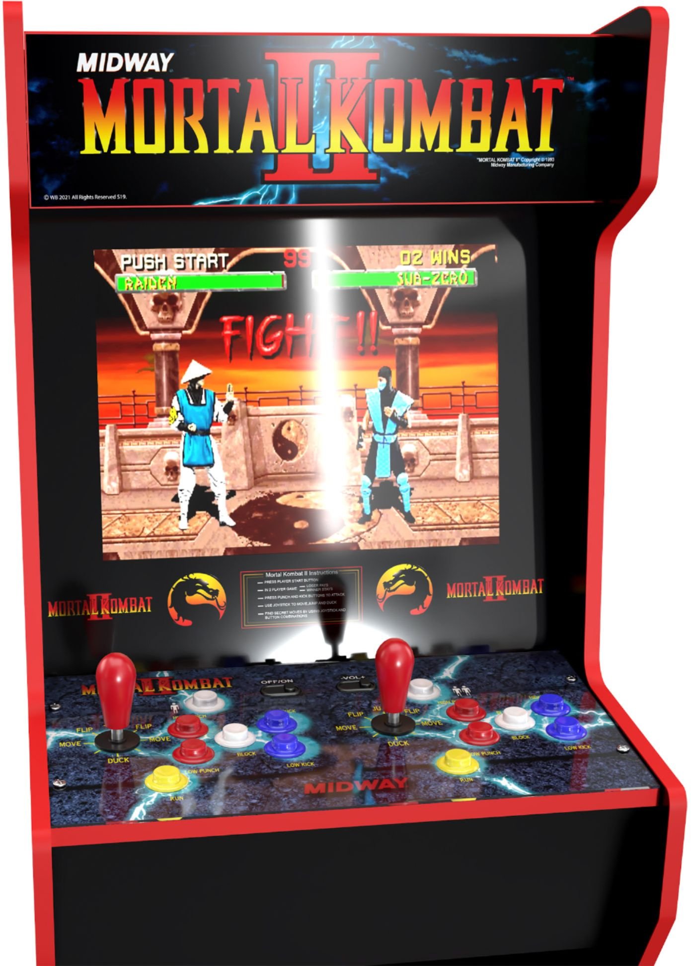195570000472 Arcade1UP Midway Legacy Edition Arcade Cabinet-6