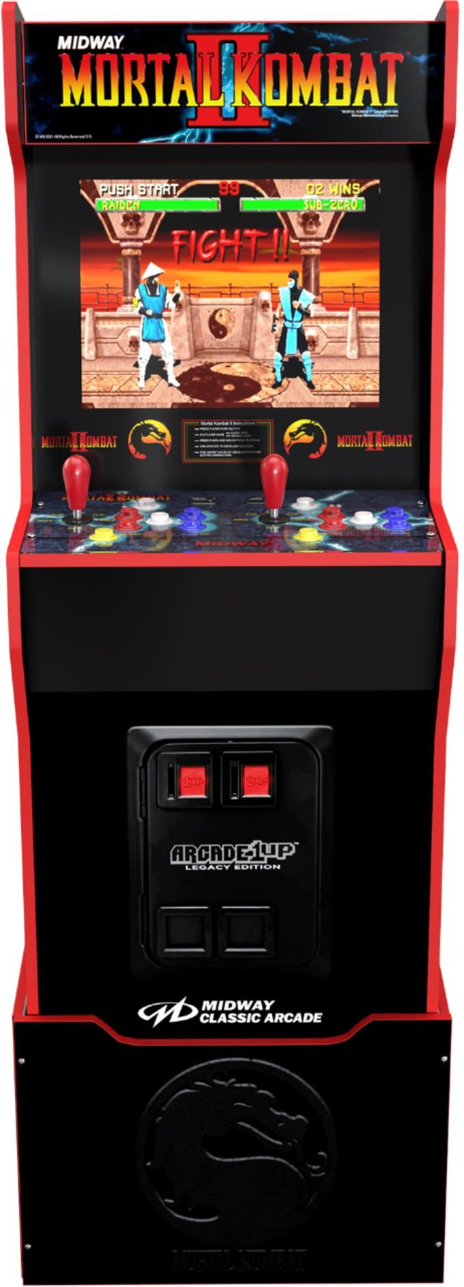 195570000472 Arcade1UP Midway Legacy Edition Arcade Cabinet-7