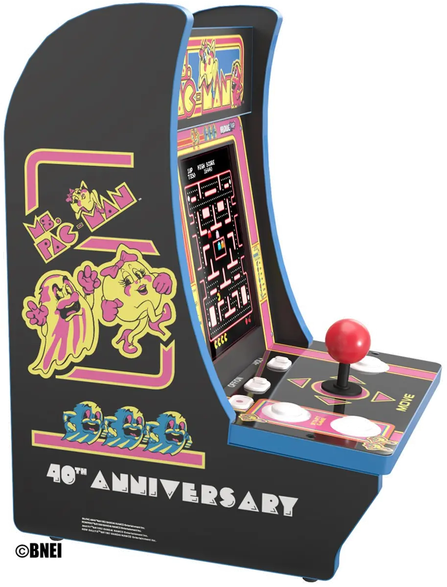 1955700004067 Arcade 1Up Ms PAC-MAN 40th Anniversary Counter-Cade-2