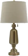 Clearance Antique Brass Table Lamp with Pull Chain