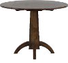 Mango Wood Round Dining Room Table - Zoey