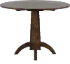 Zoey Mango Wood Round Dining Room Table
