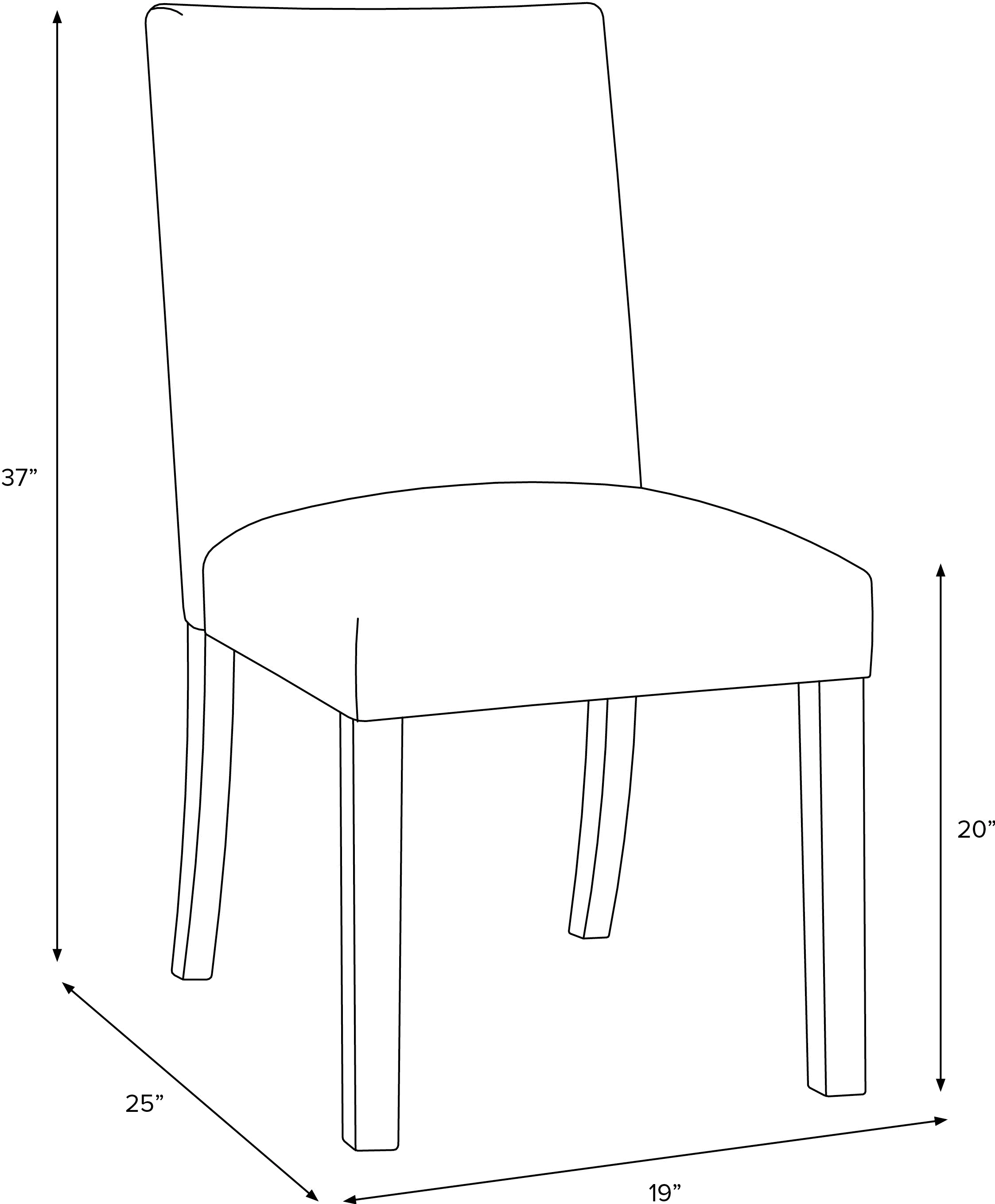 63-6CWNTROGA Cow Natural Dining Chair-8