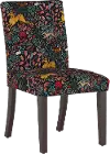 63-6FRLNVOGA Drew Navy Woodland Dining Chair - Skyline Furniture