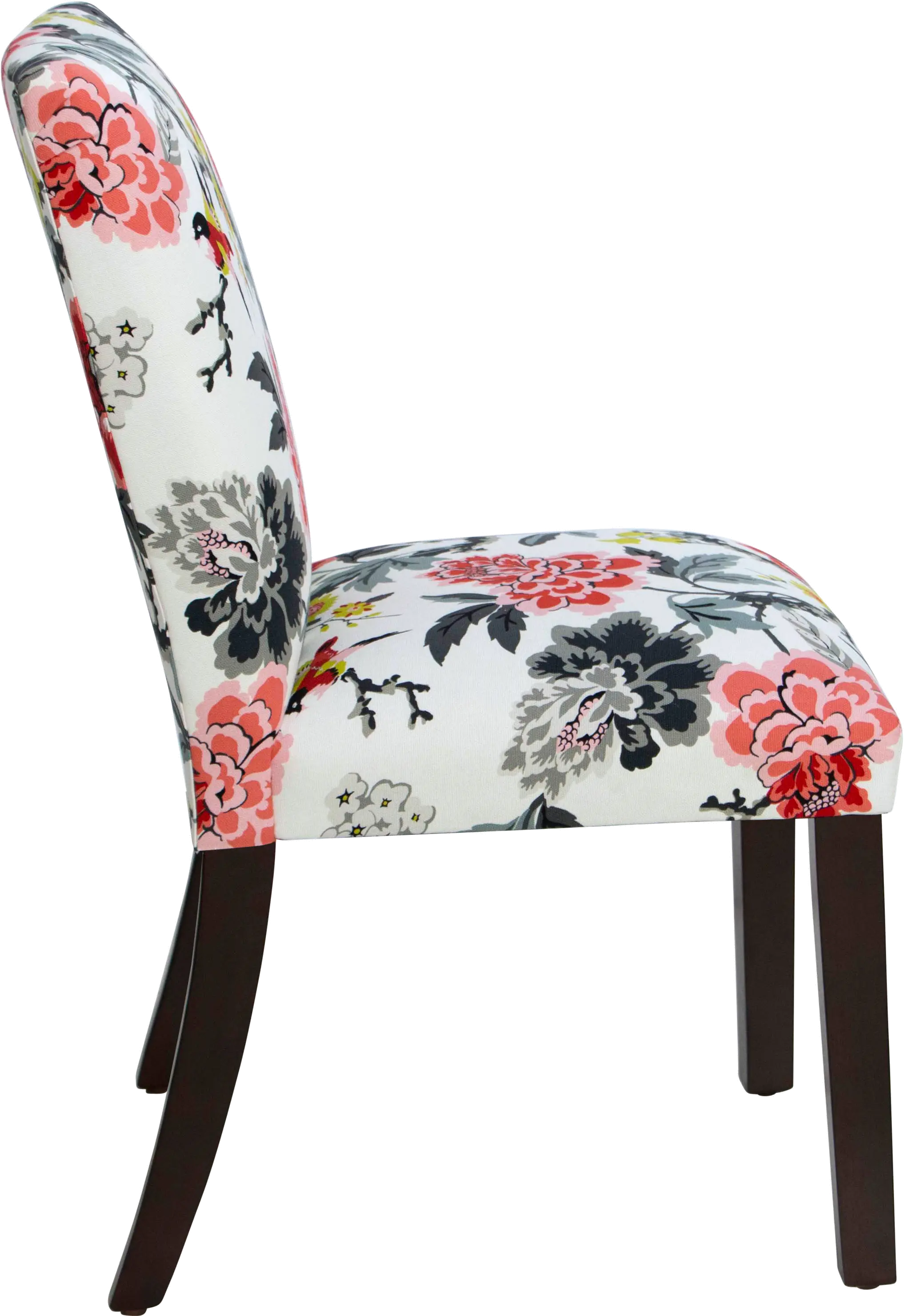 63-6CNDMMNEBN Floral Candid Square Dining Chair-5