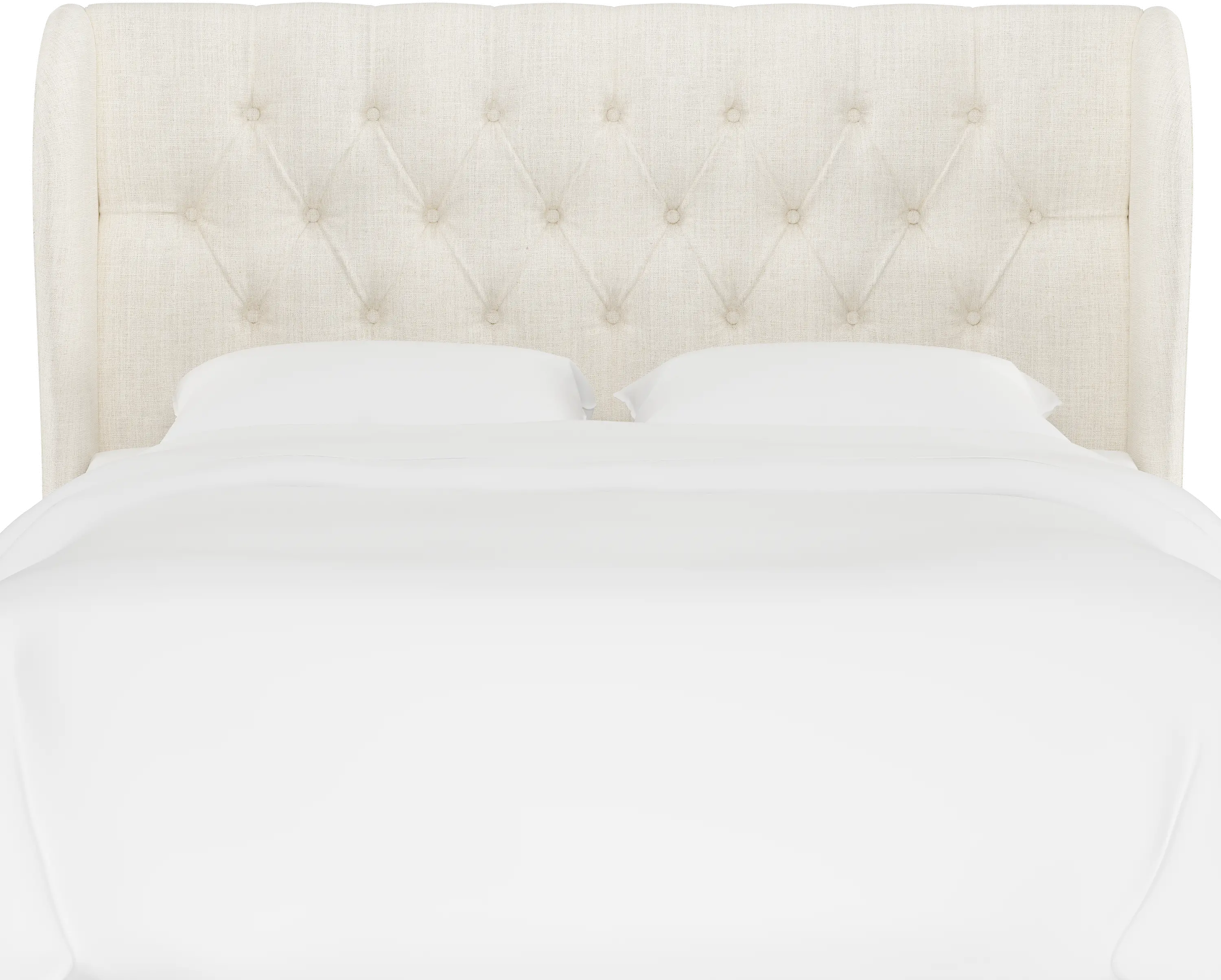 414CLNNTLC California King White Curved Headboard-3