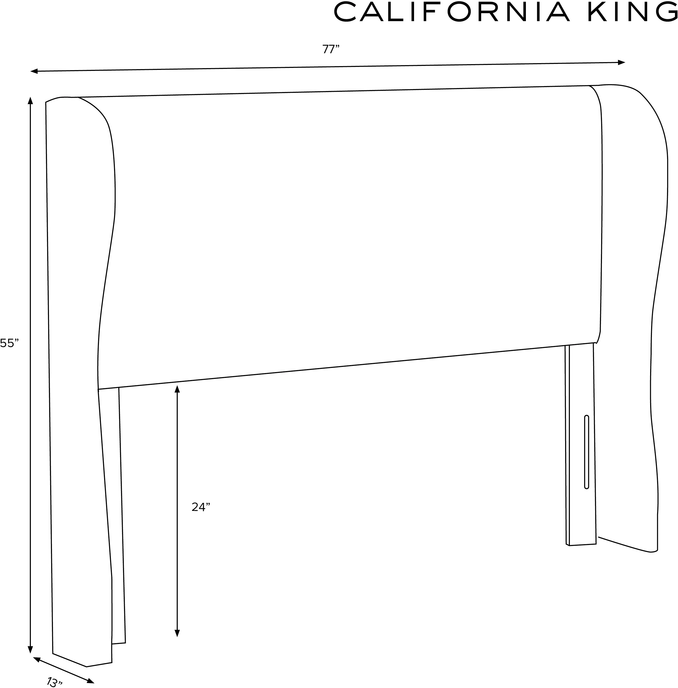 414CLNNTLC California King White Curved Headboard-7
