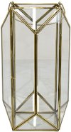 14 Inch Warm Gold Metal Decorative Lantern