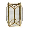 Clearance 8 Inch Warm Gold Metal Decorative Lantern