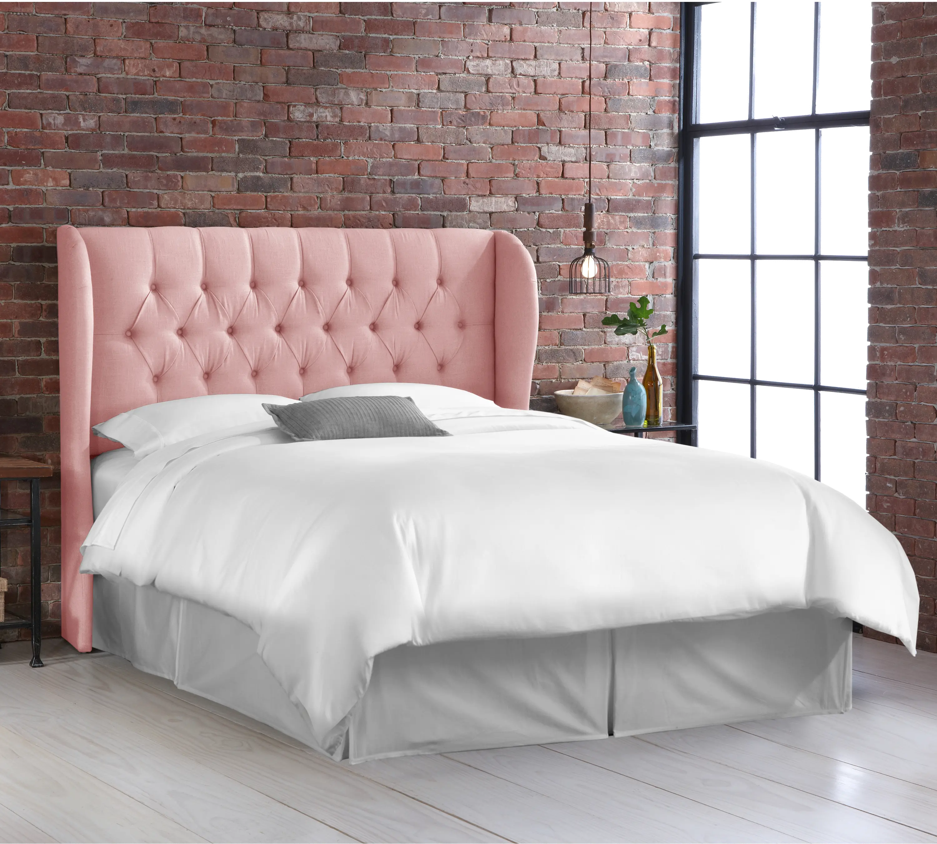 413KLNNBLS King Blush Curved Headboard-2