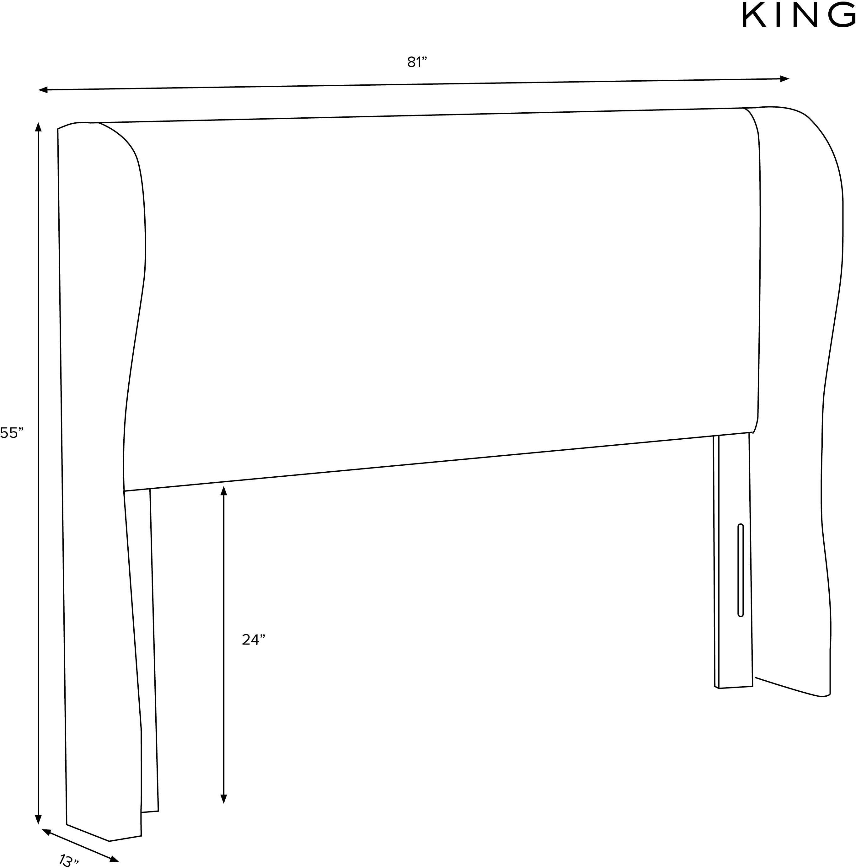 413KLNNBLS King Blush Curved Headboard-8