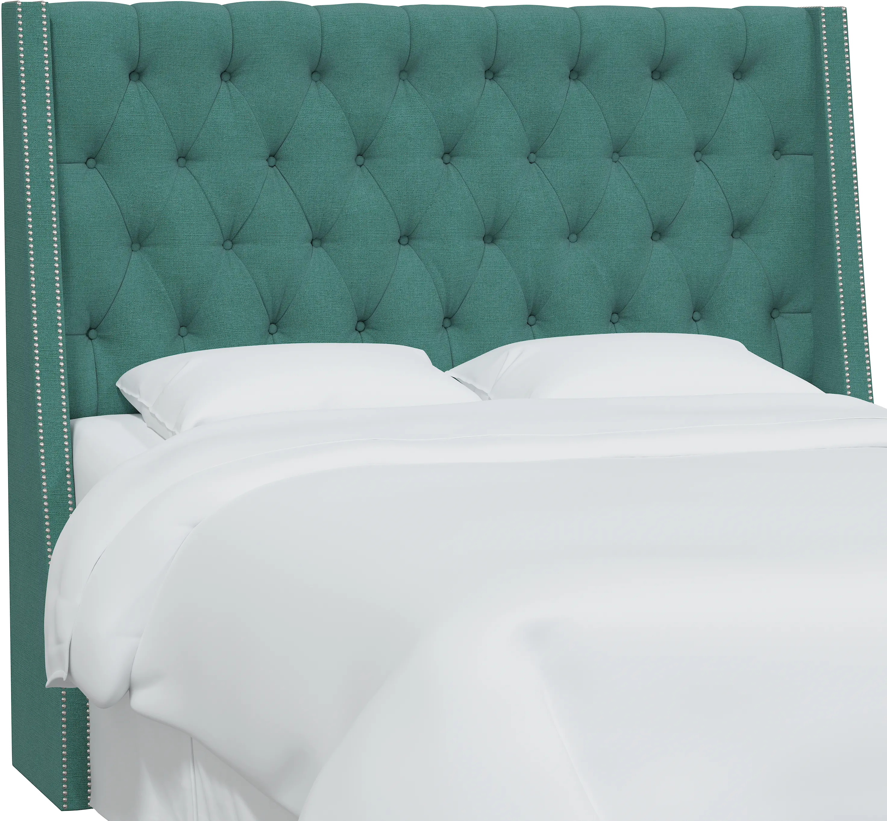 122NB-PWLNNLGN Queen Laguna Blue Tufted Headboard-2