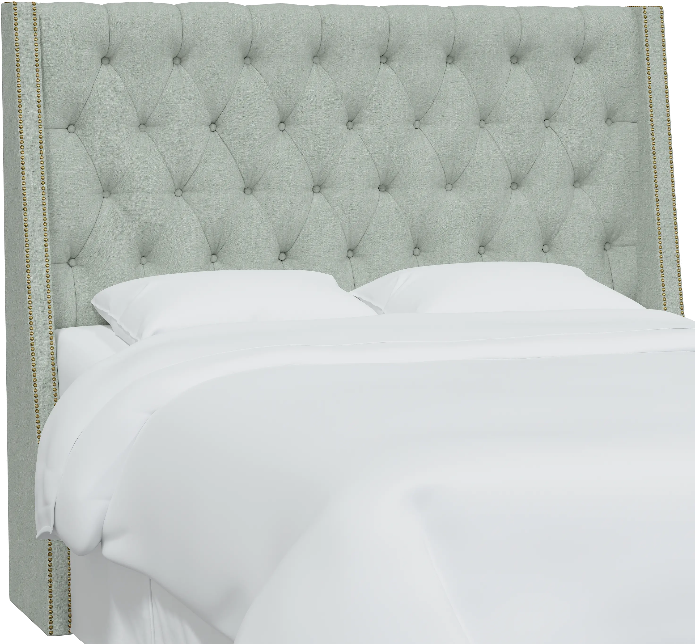 121NB-BRLNNSWDBL Full Swedish Blue Tufted Headboard-2