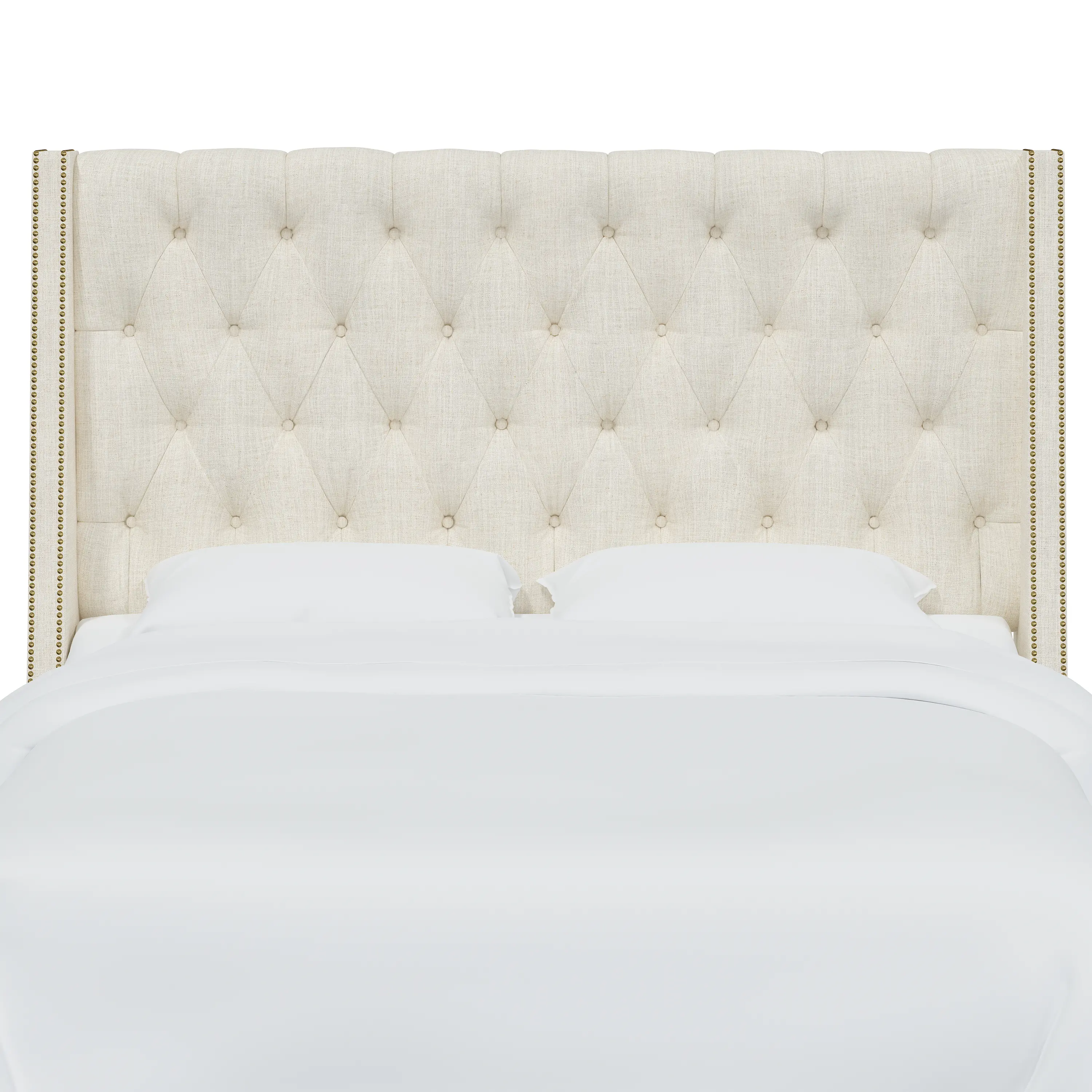 123NB-BRLNNTLC King Stone Tufted Headboard-2