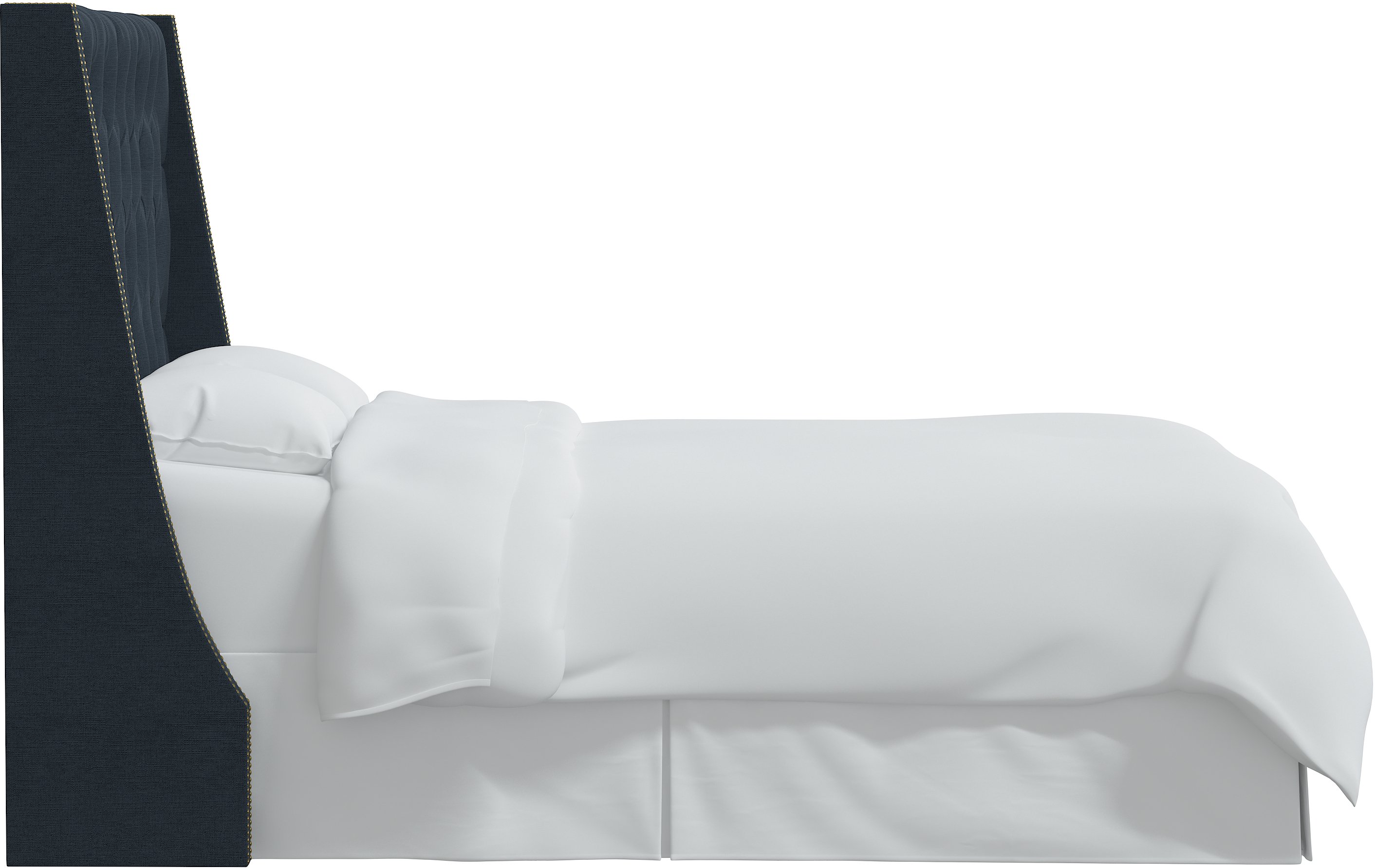 122NB-BRLNNNV Queen Navy Tufted Headboard-4