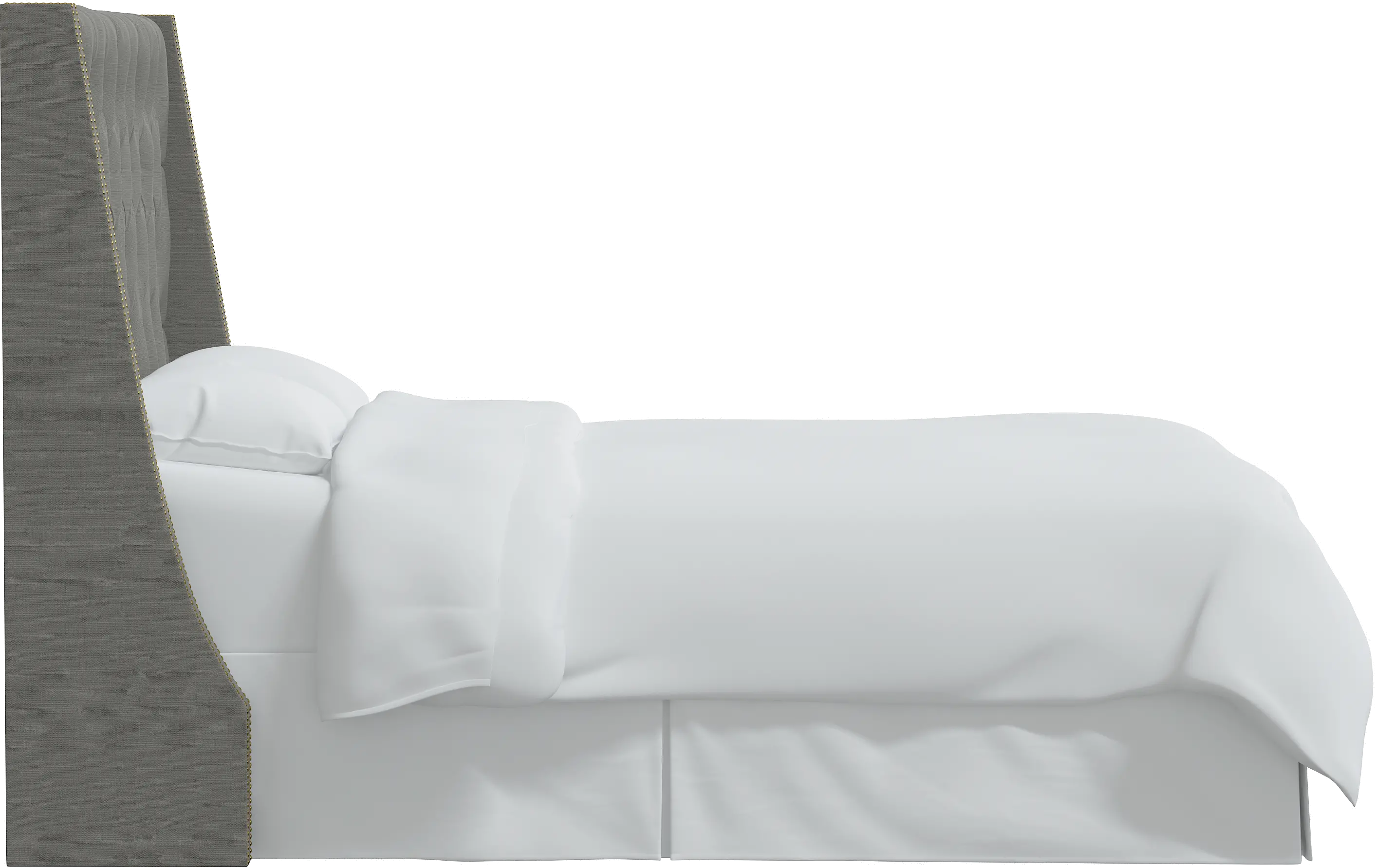 121NB-BRLNNGR Full Gray Tufted Headboard-3