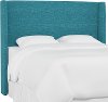 434CZMPCC California King Peacock Square Headboard