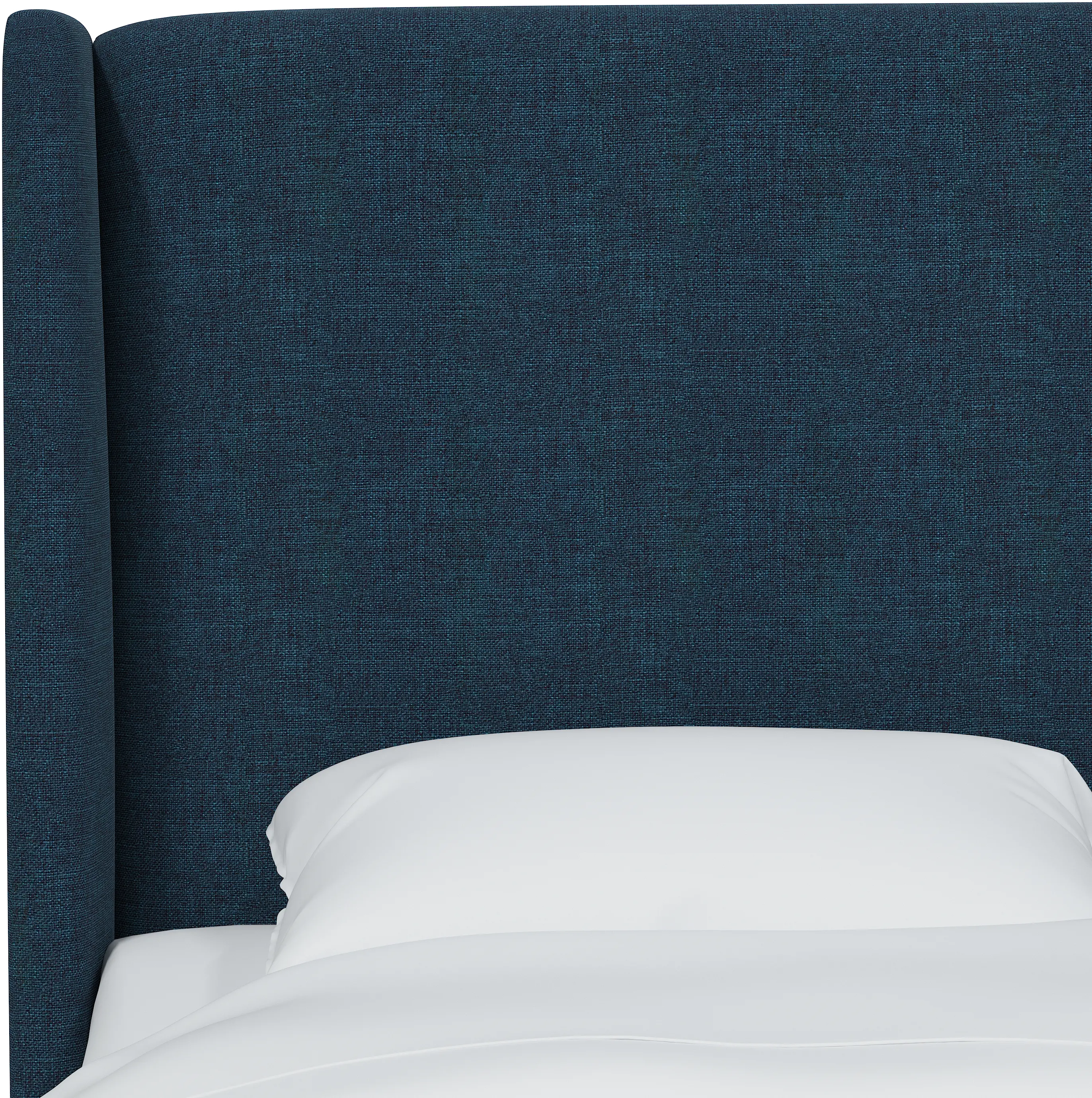 433KZMNV King Navy Square Headboard-4