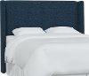 430TZMNV Twin Navy Square Headboard