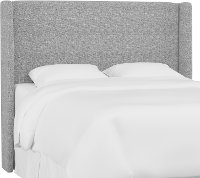 434CZMPMC California King Gray Pumice Square Headboard
