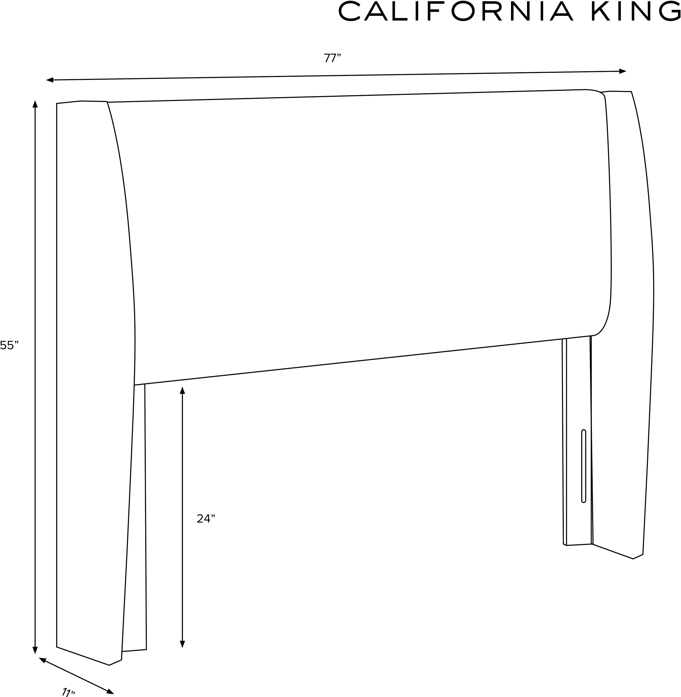 434CZMPMC California King Gray Pumice Square Headboard-6