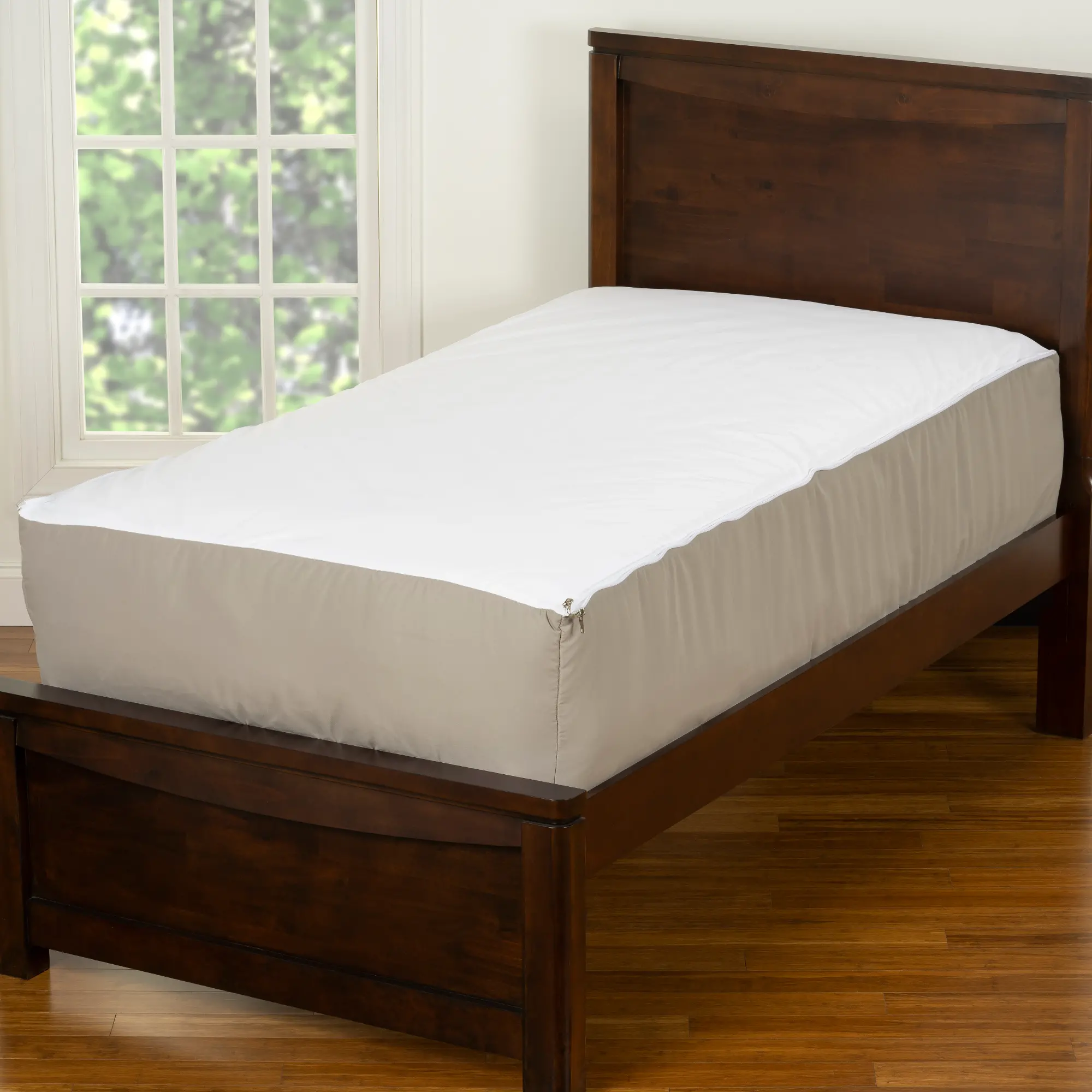 Gray and Cream Twin 3 Piece Trail Blazer Bunkie Deluxe Bedding-4