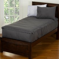 Gray, White, and Black Twin Tech On Bunkie Deluxe Bedding-5
