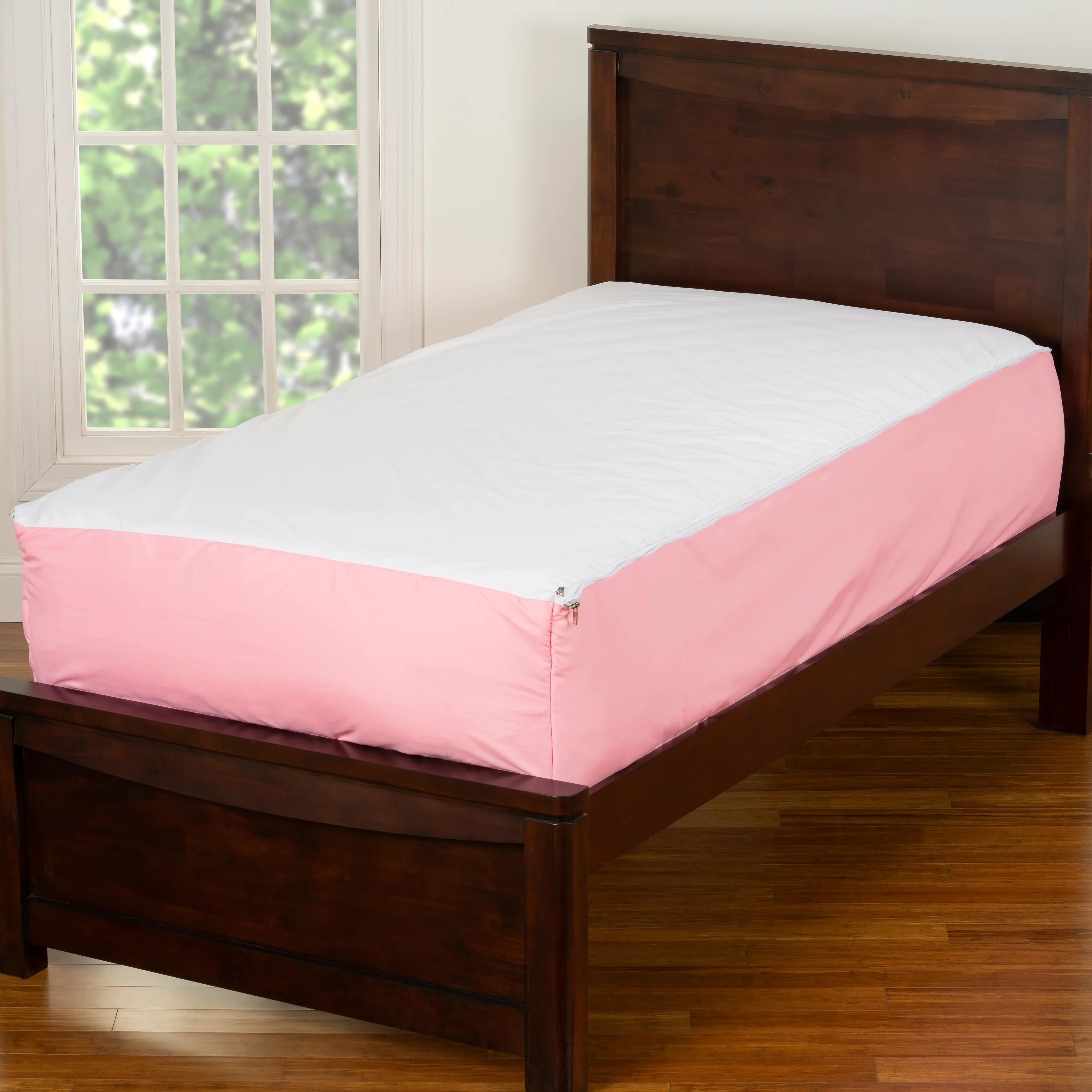Pink and White Twin 3 Piece Tickle Me Bunkie Deluxe Bedding-4