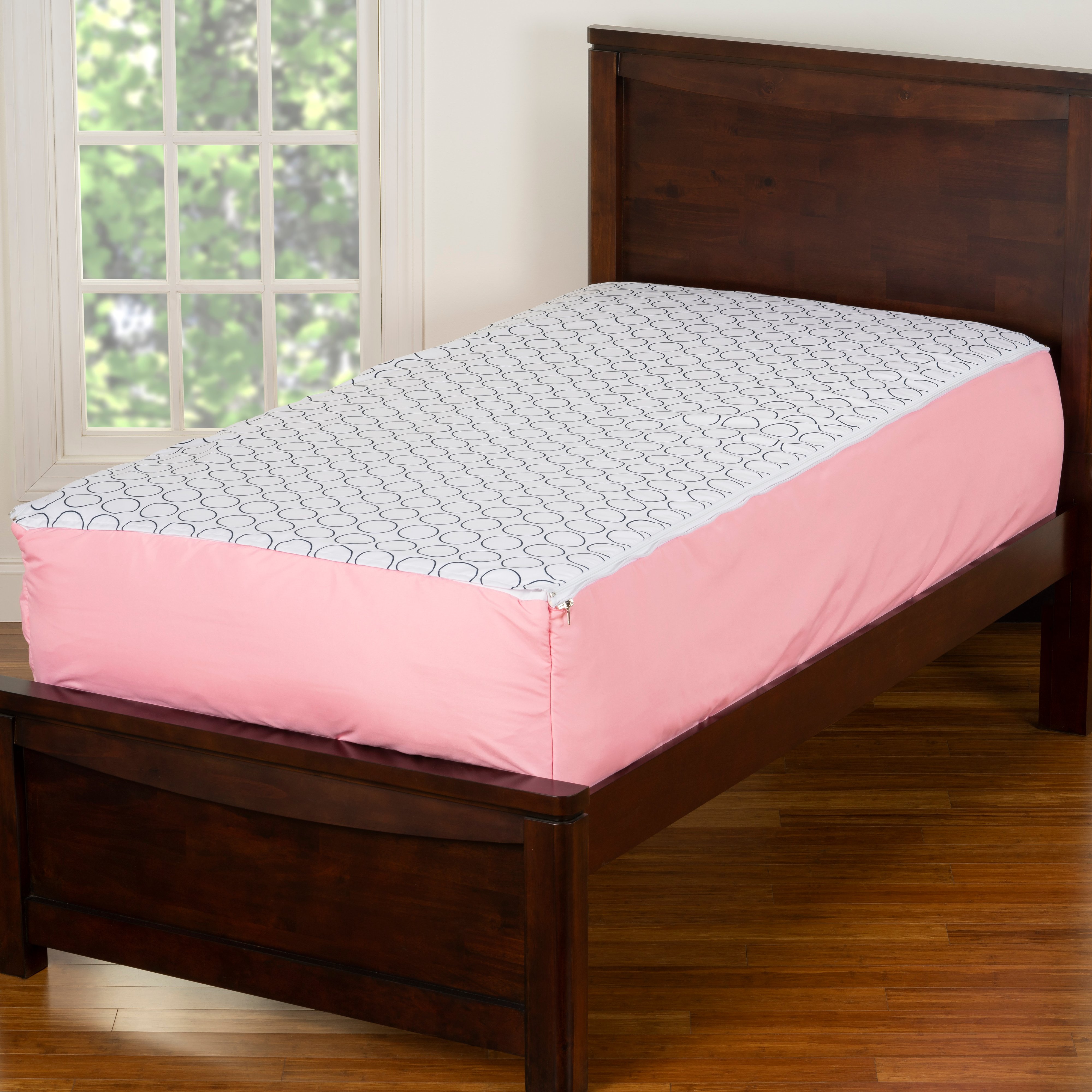 Pink and White Full 5 Piece Tickle Me Bunkie Deluxe Bedding-5