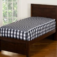 Black and White Twin Check It Twice Bunkie Deluxe Bedding-3