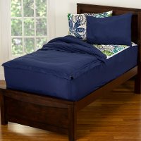 Navy Blue Full 5 Piece Midnight Oasis Bunkie Deluxe Bedding-4