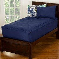 Navy Blue Full 5 Piece Midnight Oasis Bunkie Deluxe Bedding-6