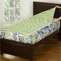 White, Green and Blue Twin Tropical Retreat Bunkie Deluxe Bedding-4
