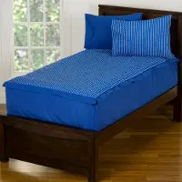 Blue, White and Gray Twin Waverunner Bunkie Deluxe Bedding