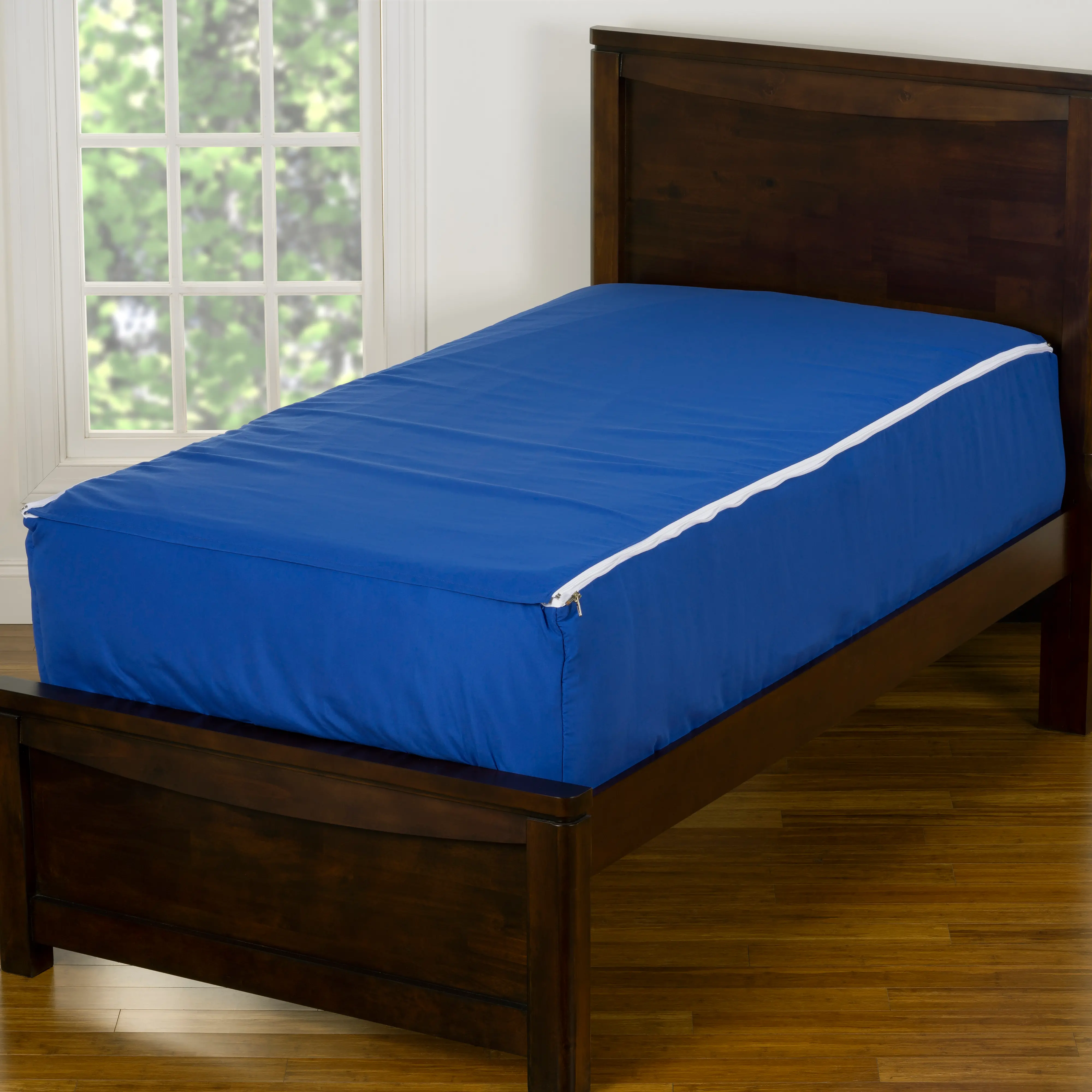 Blue, White and Gray Twin Waverunner Bunkie Deluxe Bedding-5