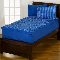 Blue, White and Gray Full Waverunner Bunkie Deluxe Bedding-3