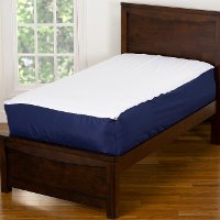 Navy Blue and Beige Twin Rally Stripe Bunkie Deluxe Bedding-4