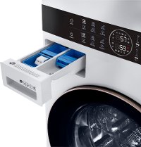 WKE100HWA Single Unit Front Load LG WashTower with Center Control 4.5 cu. ft. Washer and 7.4 cu. ft. Electric Dryer - White-6