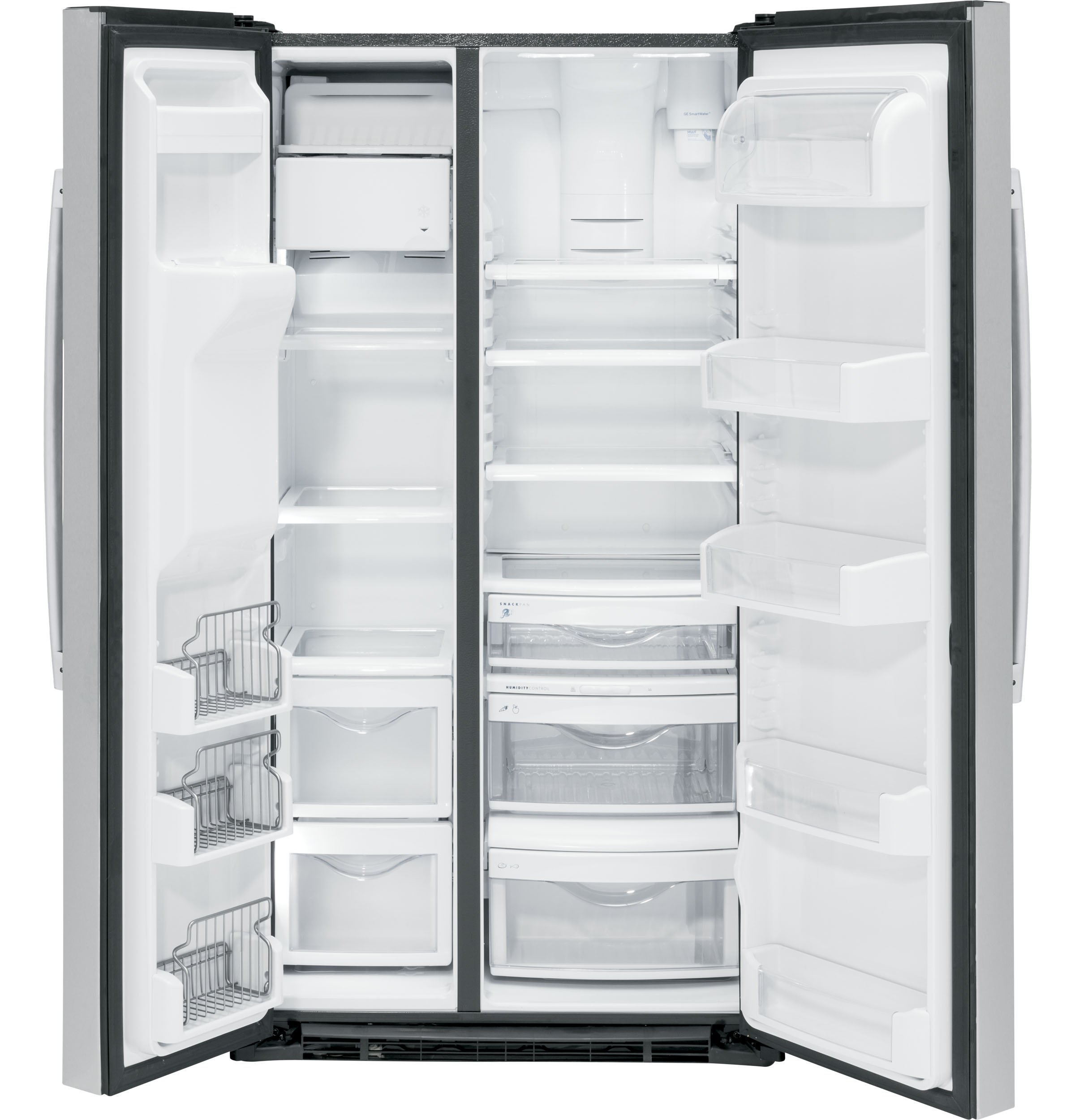 PZS22MYKFS GE Profile 21.9 cu ft Side by Side Refrigerator - 36 W Stainless Steel-3