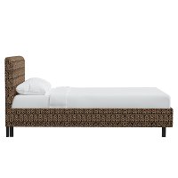 753PBDSCPSKBLCOGA King Scallop Black And Gold Platform Bed-3