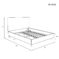 753PBDSCPSKBLCOGA King Scallop Black And Gold Platform Bed-6