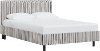750PBDALCCOL Twin Stripped Coal Platform Bed