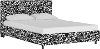 750PBDSHDPPBLKOGA Twin Poppy Black Platform Bed