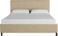 754PBDLNNSND Brianna Tan California King Platform Bed - Skyline Furniture