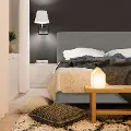 753PBDLNNGR Brianna Gray King Platform Bed - Skyline Furniture