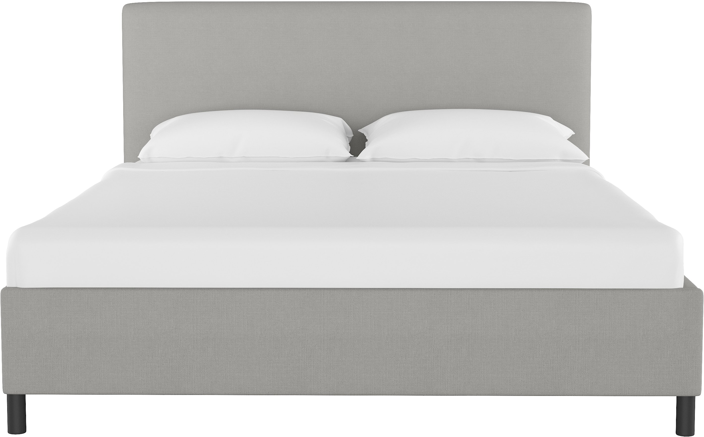 750PBDLNNGR Twin Gray Platform Bed-3