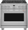 C2Y366P2TS1 Cafe 5.75 cu ft Dual Fuel Range - Stainless Steel 36 Inch